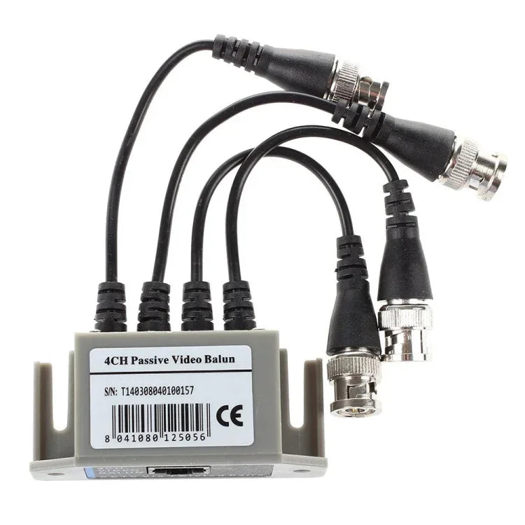 บาลันวิดีโอ 4 ช่อง (BNC) เป็น UTP (RJ45)