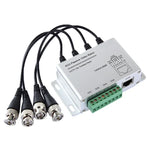 บาลันวิดีโอ UTP แบบพาสซีฟ 4 ช่อง / CCTV ผ่านสายบิดเกลียว, 4 ช่อง UTP