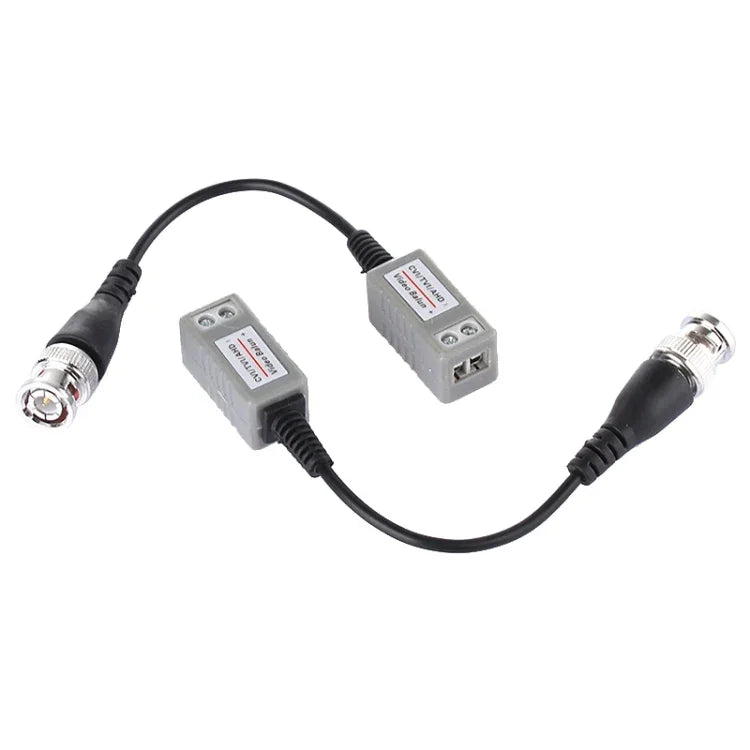 บาลันวิดีโอรับส่งสัญญาณแบบพาสซีฟ CVI/TVI/AHD 1 ช่อง รุ่น HD 202P 2 ชิ้น, 202P
