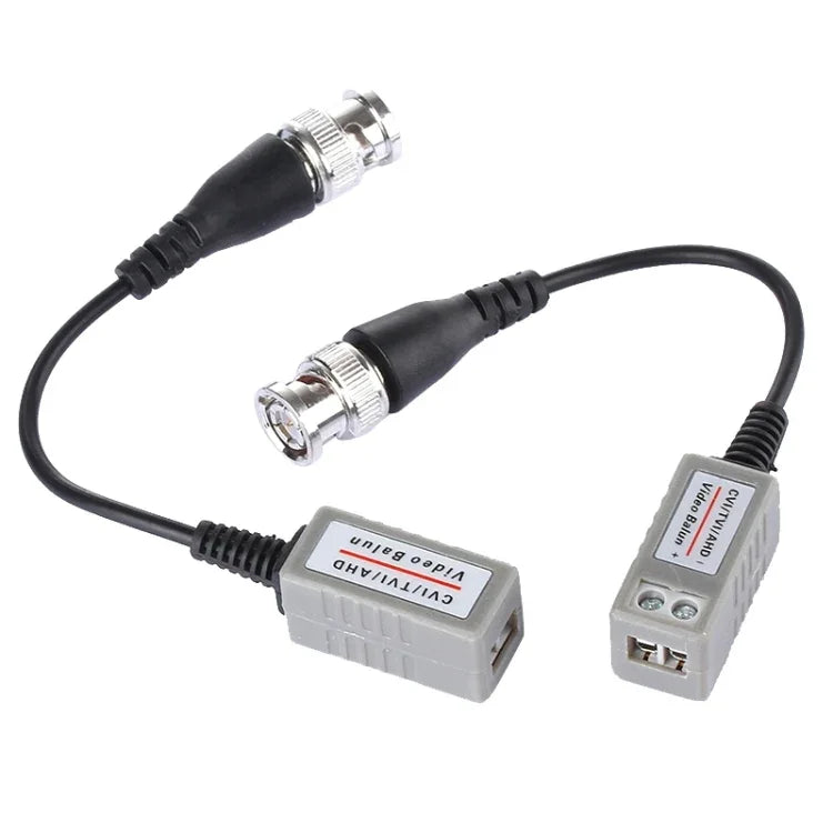 บาลันวิดีโอรับส่งสัญญาณแบบพาสซีฟ CVI/TVI/AHD 1 ช่อง รุ่น HD 202P 2 ชิ้น, 202P