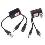 บาลันวิดีโอเสียงและพาวเวอร์รับส่งสัญญาณ CVI/TVI/AHD รุ่น HD 213B-C 2 ชิ้น, 213B-C