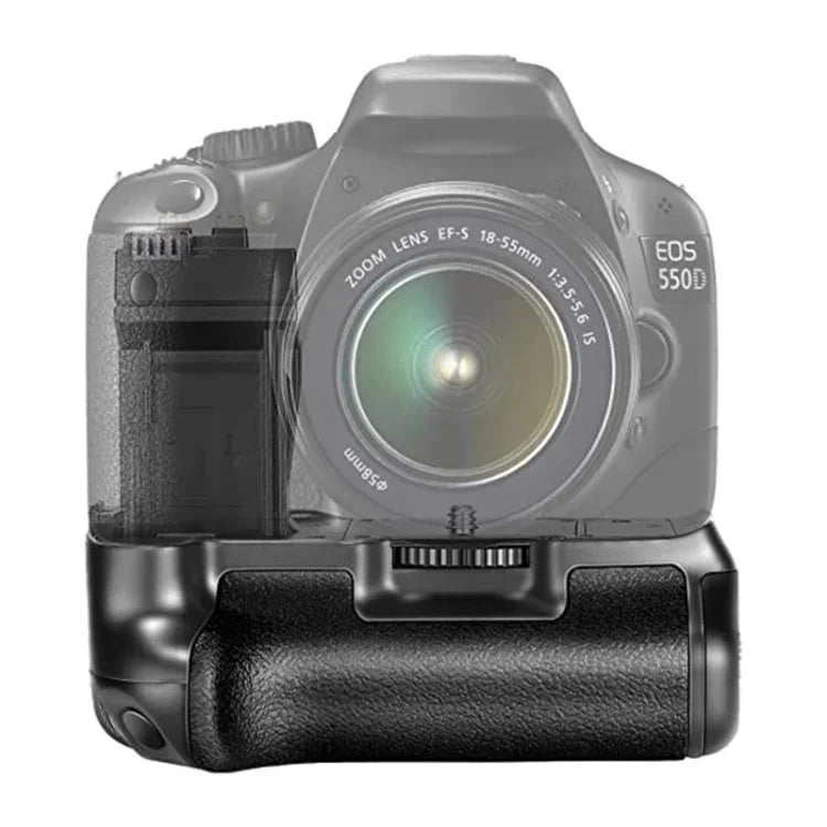 แบตเตอรี่กริปสำหรับ Canon EOS 550D พร้อมที่ใส่แบตเตอรี่สองก้อน, สำหรับ Canon EOS 550D
