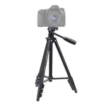 ขาตั้งกล้อง VCT-681 ยุนเทง 138 ซม. สำหรับกล้อง SLR / Micro-SLR / ดิจิตอล ขาอลูมิเนียมพับได้ 4 ท่อน เหมาะสำหรับ Canon / Nikon / Panasonic / Pentax / Casio / Sony / Fuji (รับน้ำหนักได้ 3 กก.)