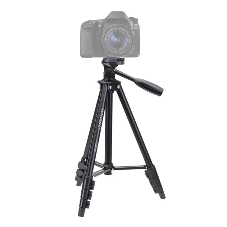 ขาตั้งกล้อง VCT-681 ยุนเทง 138 ซม. สำหรับกล้อง SLR / Micro-SLR / ดิจิตอล ขาอลูมิเนียมพับได้ 4 ท่อน เหมาะสำหรับ Canon / Nikon / Panasonic / Pentax / Casio / Sony / Fuji (รับน้ำหนักได้ 3 กก.)