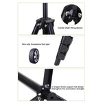 ขาตั้งกล้อง VCT-681 ยุนเทง 138 ซม. สำหรับกล้อง SLR / Micro-SLR / ดิจิตอล ขาอลูมิเนียมพับได้ 4 ท่อน เหมาะสำหรับ Canon / Nikon / Panasonic / Pentax / Casio / Sony / Fuji (รับน้ำหนักได้ 3 กก.)