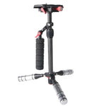 แผ่นปรับได้ Letspro สไลเดอร์คาร์บอนไฟเบอร์ สเตบิไลเซอร์มืออาชีพสำหรับกล้อง / DV / DSLR / กล้องวิดีโอ (SK-500)
