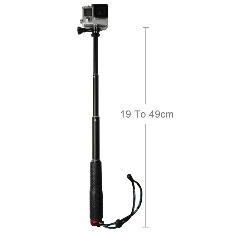 ไม้ยืดจับมือถือ 49 ซม. พร้อมสกรูสำหรับ GoPro, Insta360, DJI และกล้องแอคชั่นอื่นๆ, ความยาวสูงสุด: 49 ซม.(สีแดง), ความยาวสูงสุด: 49 ซม.(สีน้ำเงิน), ความยาวสูงสุด: 49 ซม.(สีทอง), ความยาวสูงสุด: 49 ซม.(สีเขียว)