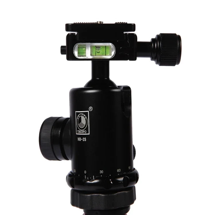 ขาตั้งกล้องอลูมิเนียมแบบพกพาปรับได้ Triopo MT-2804C พร้อมหัวบอล NB-2S สำหรับกล้อง DSLR Canon Nikon Sony, MT-2804C (สีดำ), MT-2804C (สีทอง)