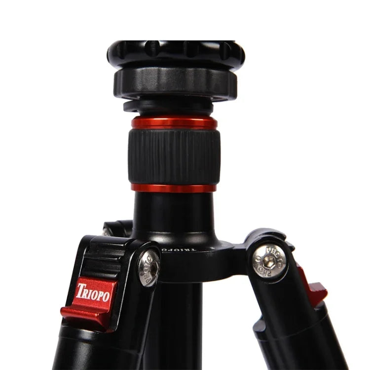 ขาตั้งกล้องอลูมิเนียมแบบพกพาปรับได้ Triopo MT-2804C พร้อมหัวบอล NB-2S สำหรับกล้อง DSLR Canon Nikon Sony, MT-2804C (สีดำ), MT-2804C (สีทอง)