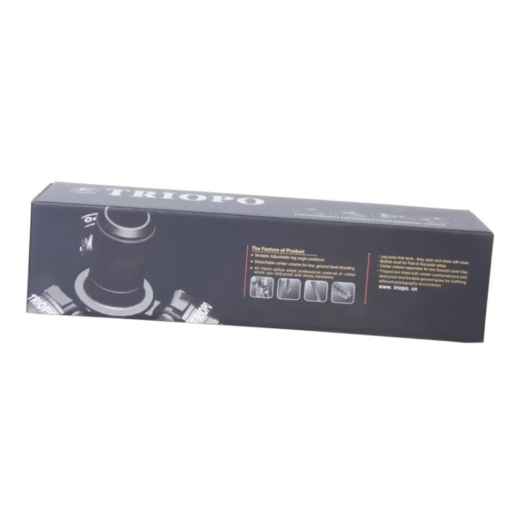 ขาตั้งกล้องอลูมิเนียมแบบพกพาปรับได้ Triopo MT-2804C พร้อมหัวบอล NB-2S สำหรับกล้อง DSLR Canon Nikon Sony, MT-2804C (สีดำ), MT-2804C (สีทอง)