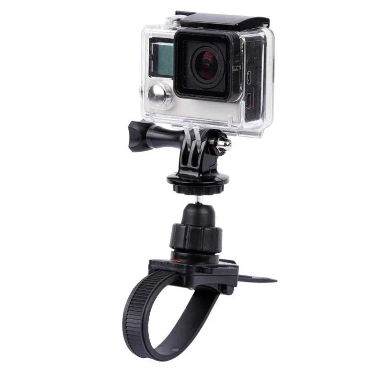 ขาตั้งกล้องติดกล้องพร้อมสายรัดศีรษะ / หมวกกันน็อกสำหรับ GoPro HERO4 / 3+ / 2 & 1, XiaoMi YI, SJCAM SJ4000 / SJ5000 / SJ6000 / SJ7000 / Kjstar กล้องกีฬา ขาตั้งกล้องติดกล้อง