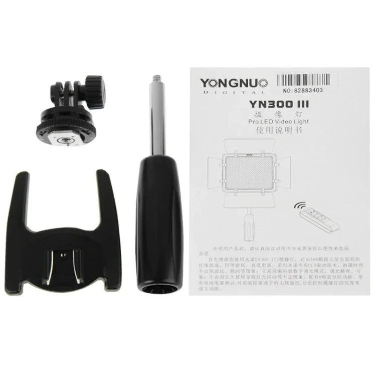 ไฟวิดีโอ LED YONGNUO YN300 III สำหรับกล้อง Canon Nikon Olympus, YN300 III