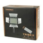 ไฟวิดีโอ LED YONGNUO YN-160 II พร้อมรีโมทควบคุมความสว่าง สำหรับกล้อง DSLR Canon Nikon, YN-160 II