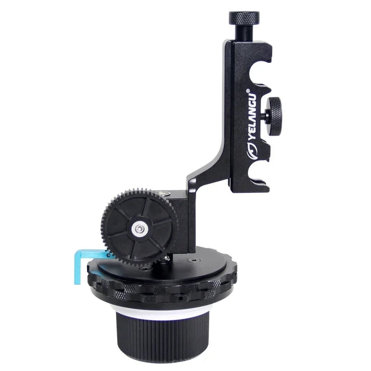 YELANGU YLG0103D F4 โฟกัสติดตามแบบจำกัดพร้อมสายรัดเกียร์ปรับได้ สำหรับกล้อง Canon / Nikon / วิดีโอ / DSLR, YLG0103D
