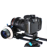YELANGU YLG0103D F4 โฟกัสติดตามแบบจำกัดพร้อมสายรัดเกียร์ปรับได้ สำหรับกล้อง Canon / Nikon / วิดีโอ / DSLR, YLG0103D