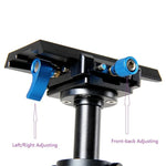 YELANGU S40L ไม้กันสั่นอลูมิเนียมอัลลอยด์ 40 ซม. สำหรับกล้อง DSLR DV
