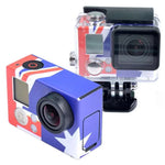 สติ๊กเกอร์เคสสำหรับ GoPro HERO3+ /3 ธงสหรัฐอเมริกา, ธงออสเตรเลีย, ธงบราซิล