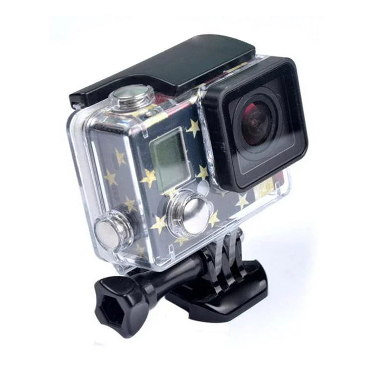 สติ๊กเกอร์เคสสำหรับ GoPro HERO3+ /3 ธงสหรัฐอเมริกา, ธงออสเตรเลีย, ธงบราซิล