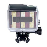 สติ๊กเกอร์เคสสำหรับ GoPro HERO3+ /3 ธงสหรัฐอเมริกา, ธงออสเตรเลีย, ธงบราซิล