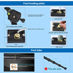 ZOMEI Z688 ขาตั้งกล้องแบบพกพามืออาชีพวัสดุแมกนีเซียมอัลลอยด์ พร้อมหัวบอล สำหรับกล้องดิจิทัล, Z688