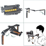 YELANGU YLG0107D ริก I ด้ามจับมัลติฟังก์ชันสำหรับติดตั้งกล้องบนไหล่ DSLR / กล้องวิดีโอ