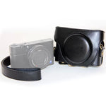 กระเป๋ากล้องหนัง PU สไตล์ย้อนยุคพร้อมสายสะพาย สำหรับ Sony RX100 M3 / M4 / M5