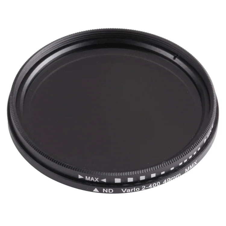 ฟิลเตอร์ ND Fader ความหนาแน่นกลางแบบปรับได้ ขนาด 49 มม., ND 2 ถึง ND 400, 49 มม.