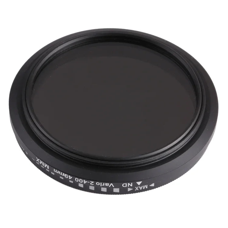 ฟิลเตอร์ ND Fader ความหนาแน่นกลางแบบปรับได้ ขนาด 49 มม., ND 2 ถึง ND 400, 49 มม.