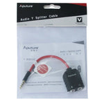 สายแยกไมโครโฟนหูฟัง Aputure 3.5 มม. ตัวผู้เป็น 2 ตัวเมีย
