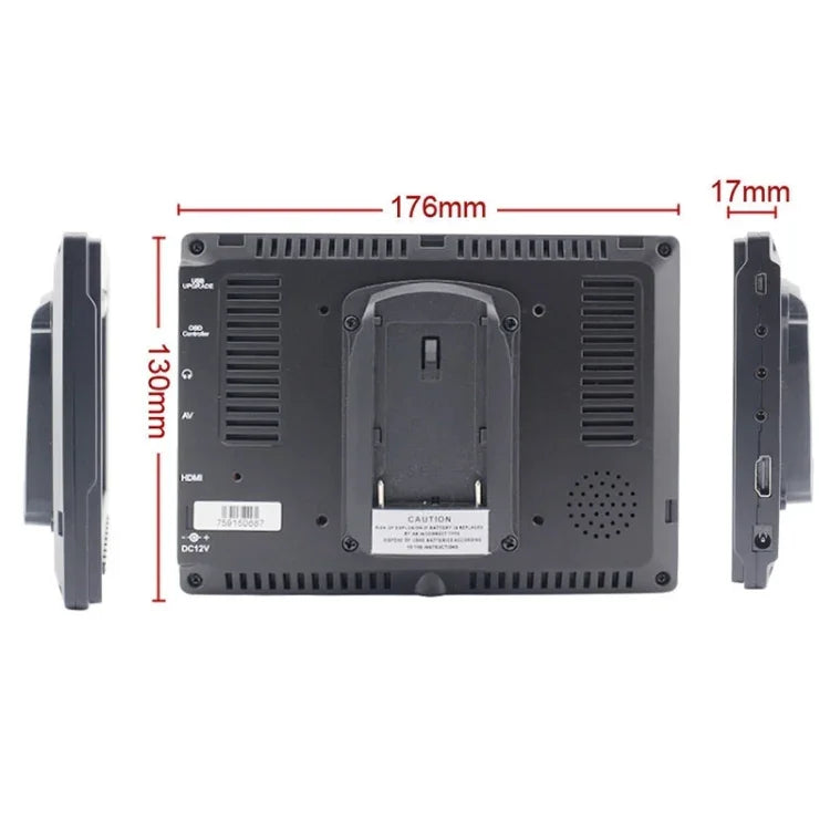 FEELWORLD FW-759 จอมอนิเตอร์กล้องขนาด 7 นิ้ว ดีไซน์บาง ความละเอียด 1280 x 800 HDMI 1080P