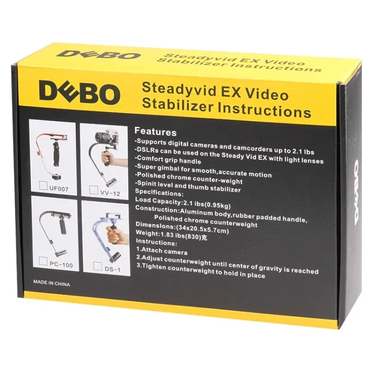 DEBO UF-007H ไม้กันสั่นวิดีโอสำหรับกล้อง SLR / กล้องวิดีโอ