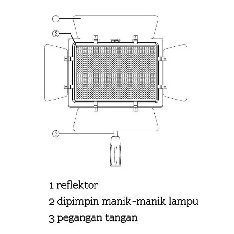 ไฟสตูดิโอ LED YONGNUO YN900 900 ดวง ปรับความสว่างได้ 3200K-5500K, YN900