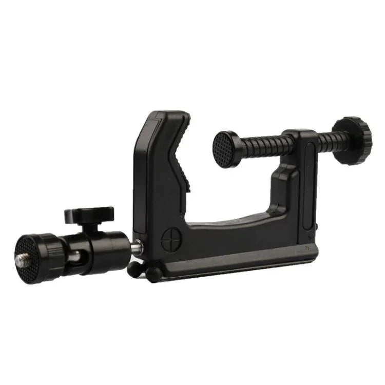 ขาตั้งจับหนีบโต๊ะพร้อมอะแดปเตอร์ขาตั้งกล้องสำหรับ GoPro, Insta360, DJI และกล้องแอคชั่นอื่น ๆ ขนาดหนีบ: 1 - 6 ซม. ขาหนีบโต๊ะ