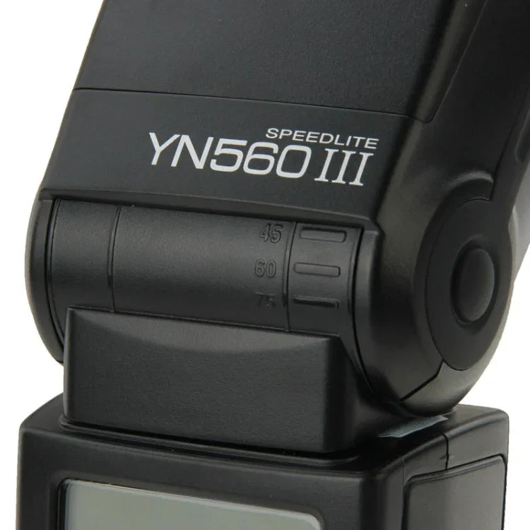 แฟลชสปีดไลท์ไร้สายระยะไกล YN-560 III พร้อมฮอตชูโลหะ สำหรับกล้อง DSLR Canon / Nikon / Pentax / Olympus, YN-560 III