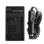 ที่ชาร์จแบตเตอรี่กล้องดิจิตอลในรถสำหรับ Canon NP-7L, NP-7L