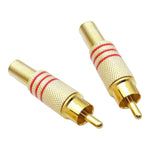 JL0924 ขั้วต่อแจ็ค RCA 3.5 มม. (10 ชิ้นในแพ็คเดียว, ราคาสำหรับ 10 ชิ้น), JL0924 RCA 3.5 มม. (สีแดง)