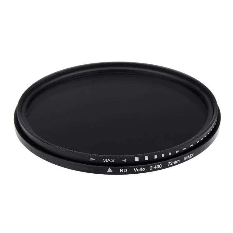 ฟิลเตอร์ ND Fader ความหนาแน่นแสงปรับได้ 72mm ND 2 ถึง ND 400, 72mm