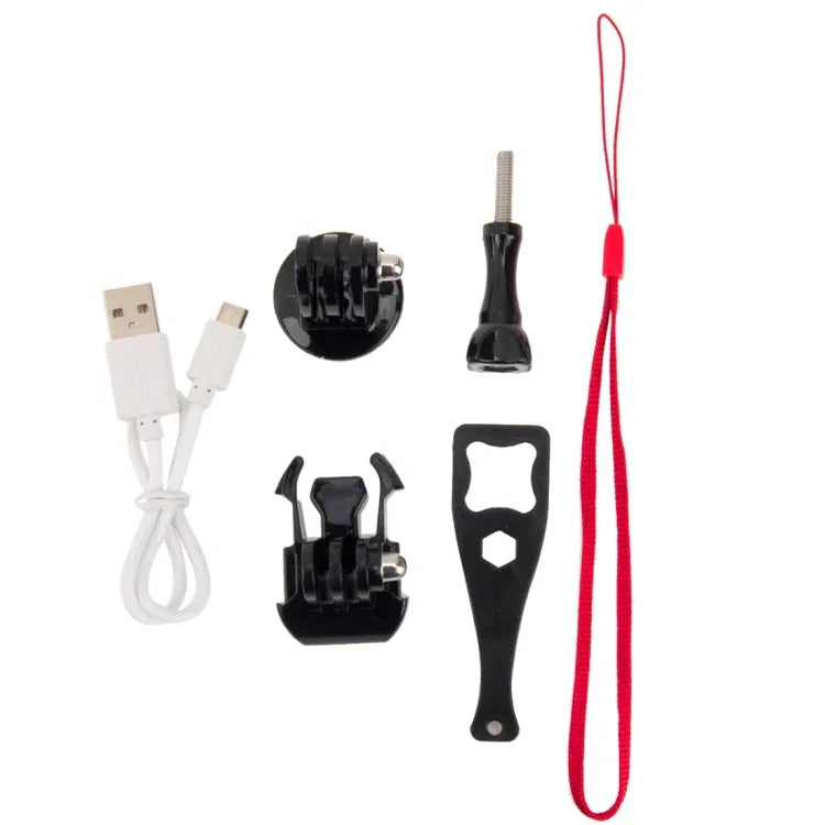 ไฟวิดีโอกันน้ำ 30 เมตร 3 โหมด พร้อมฐานยึดและสกรูสำหรับ GoPro, Insta360, DJI และกล้องแอคชั่นอื่นๆ, กันน้ำ 30 เมตร