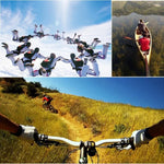 สายคาดอกแบบหมุน 360 องศา สำหรับกีฬาพิเศษแบบไหล่เดียว สำหรับ GoPro, Insta360, DJI และกล้องแอคชั่นอื่นๆ, สายคาดไหล่เดียว