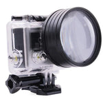 เลนส์มาโครฟิลเตอร์ 6 in 1 ขนาด 58 มม. พร้อมวงแหวนอะแดปเตอร์สำหรับ GoPro HERO3, 6 in 1 58 มม.
