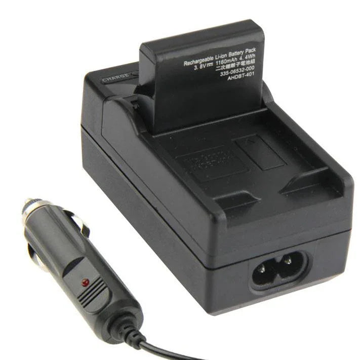 Digital Camera Battery Car Charger for GoPro HERO4 AHDBT-401, Car Charger