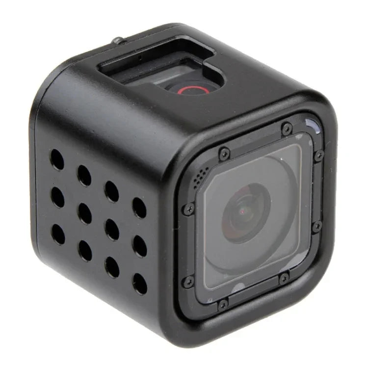 โครงป้องกันอลูมิเนียม CNC พร้อมฝาหลังประกันสำหรับ GoPro HERO5 Session / HERO4 Session / HERO Session, HERO5 Session (สีดำ), HERO5 Session (สีเงิน), HERO5 Session (สีแดง), HERO5 Session (สีทอง), HERO5 Session (สีเขียว)