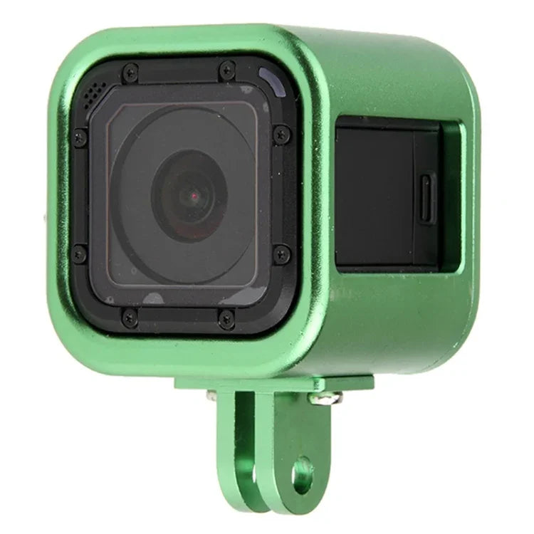 โครงป้องกันอลูมิเนียม CNC พร้อมฝาหลังประกันสำหรับ GoPro HERO5 Session / HERO4 Session / HERO Session, HERO5 Session (สีดำ), HERO5 Session (สีเงิน), HERO5 Session (สีแดง), HERO5 Session (สีทอง), HERO5 Session (สีเขียว)