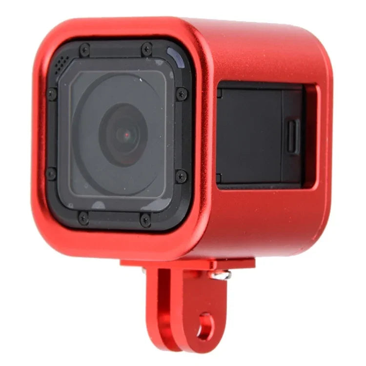 โครงป้องกันอลูมิเนียม CNC พร้อมฝาหลังประกันสำหรับ GoPro HERO5 Session / HERO4 Session / HERO Session, HERO5 Session (สีดำ), HERO5 Session (สีเงิน), HERO5 Session (สีแดง), HERO5 Session (สีทอง), HERO5 Session (สีเขียว)