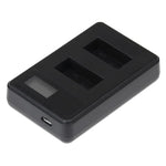 ที่ชาร์จแบตเตอรี่คู่พร้อมหน้าจอ LCD GP158-B สำหรับ GoPro HERO3+ /3 (AHDBT-301, AHDBT-302), แสดงสถานะแบตเตอรี่, สำหรับ GoPro HERO3+ /3