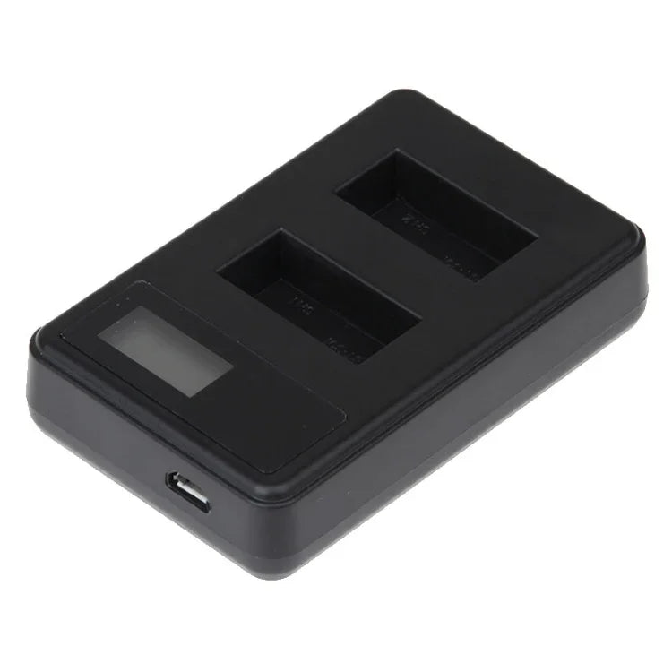 ที่ชาร์จแบตเตอรี่คู่พร้อมหน้าจอ LCD GP158-B สำหรับ GoPro HERO3+ /3 (AHDBT-301, AHDBT-302), แสดงสถานะแบตเตอรี่, สำหรับ GoPro HERO3+ /3