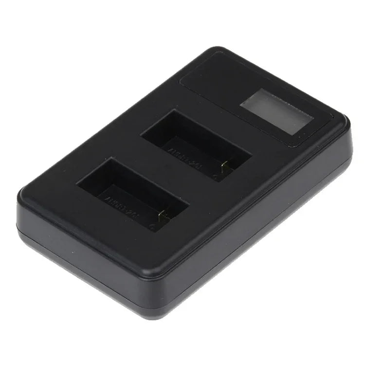 ที่ชาร์จแบตเตอรี่คู่พร้อมหน้าจอ LCD GP158-B สำหรับ GoPro HERO3+ /3 (AHDBT-301, AHDBT-302), แสดงสถานะแบตเตอรี่, สำหรับ GoPro HERO3+ /3