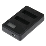 เครื่องชาร์จแบตเตอรี่คู่หน้าจอ LCD สำหรับ GoPro HERO4 (AHDBT-401) แสดงความจุการชาร์จ (GP258-C) สำหรับ GoPro HERO4