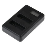 เครื่องชาร์จแบตเตอรี่คู่หน้าจอ LCD สำหรับ GoPro HERO4 (AHDBT-401) แสดงความจุการชาร์จ (GP258-C) สำหรับ GoPro HERO4