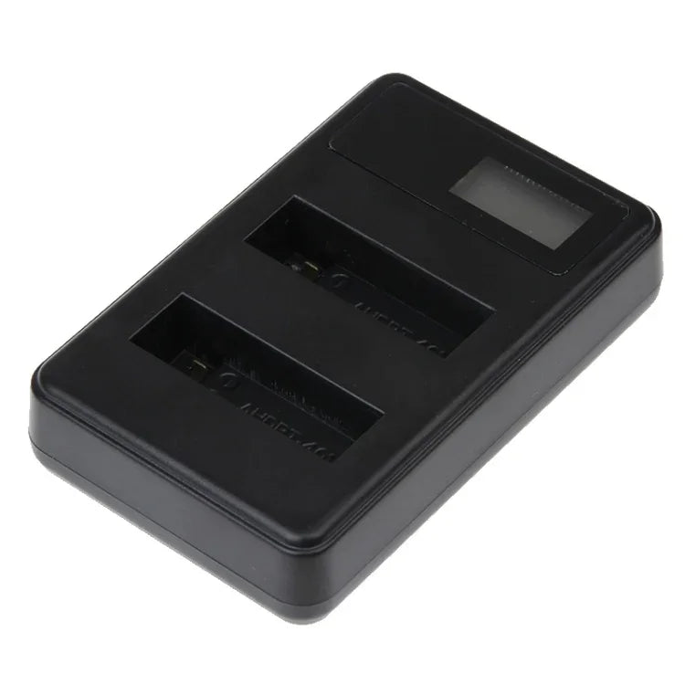 เครื่องชาร์จแบตเตอรี่คู่หน้าจอ LCD สำหรับ GoPro HERO4 (AHDBT-401) แสดงความจุการชาร์จ (GP258-C) สำหรับ GoPro HERO4